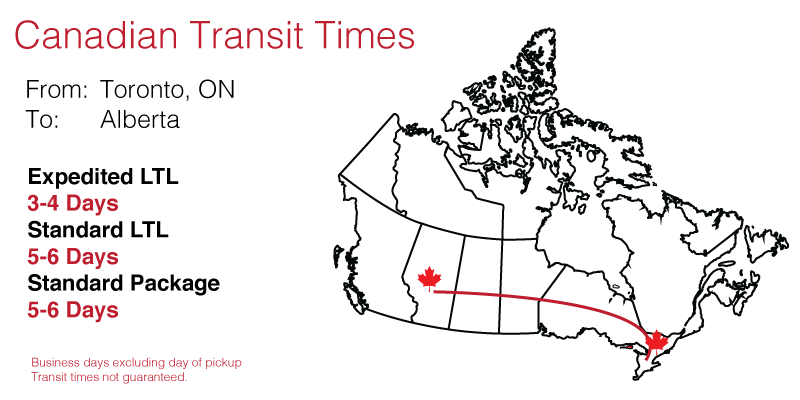 Toronto Alberta Shipping